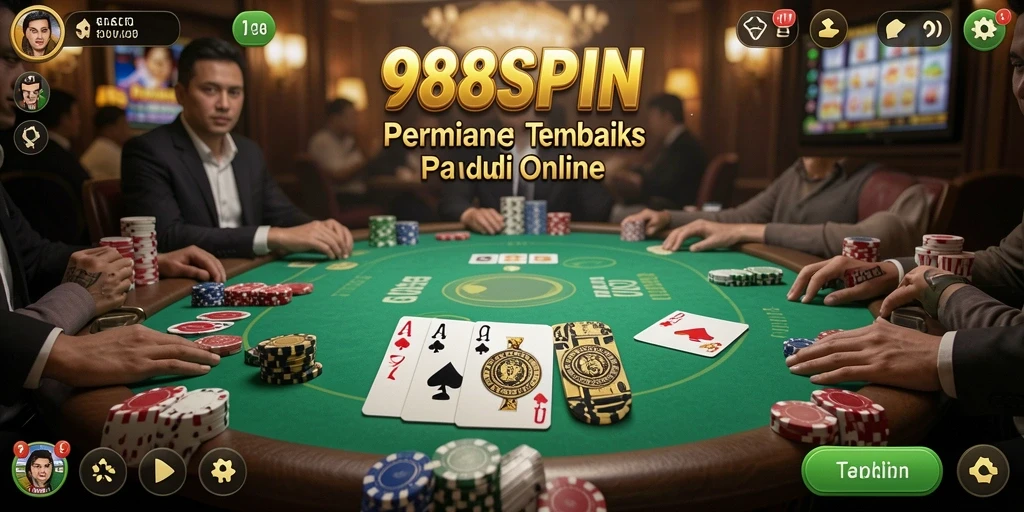 Gameplay intens dan interaktif dari 988SPIN Poker.