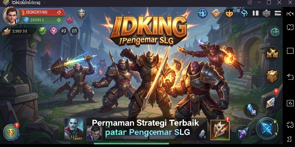 Tampilan gameplay menarik dari IDRKING yang penuh strategi.