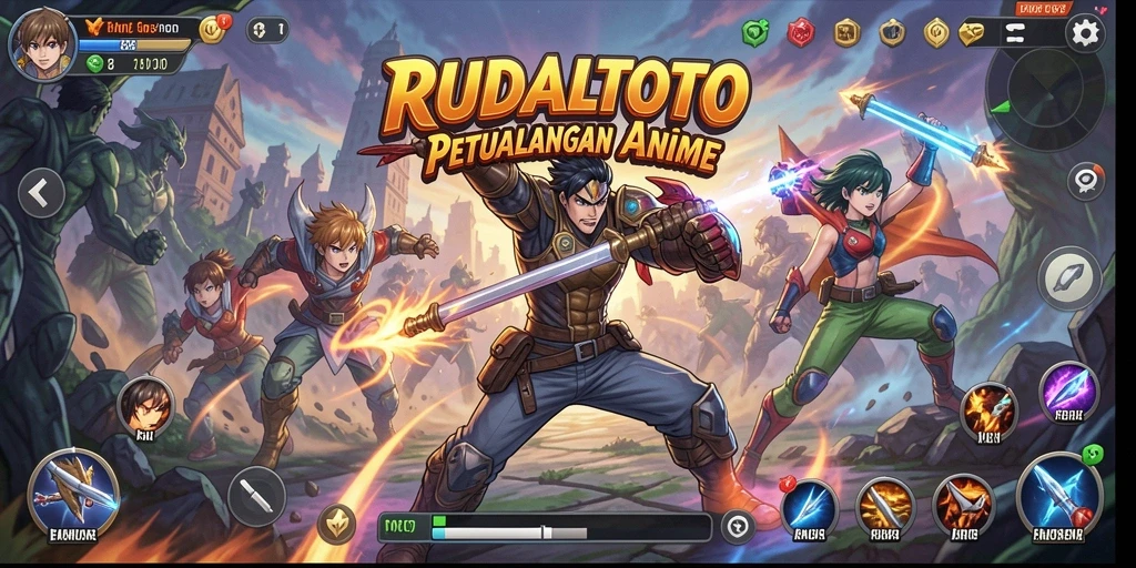 Tampilan gameplay RUDALTOTO yang menarik dan dinamis.