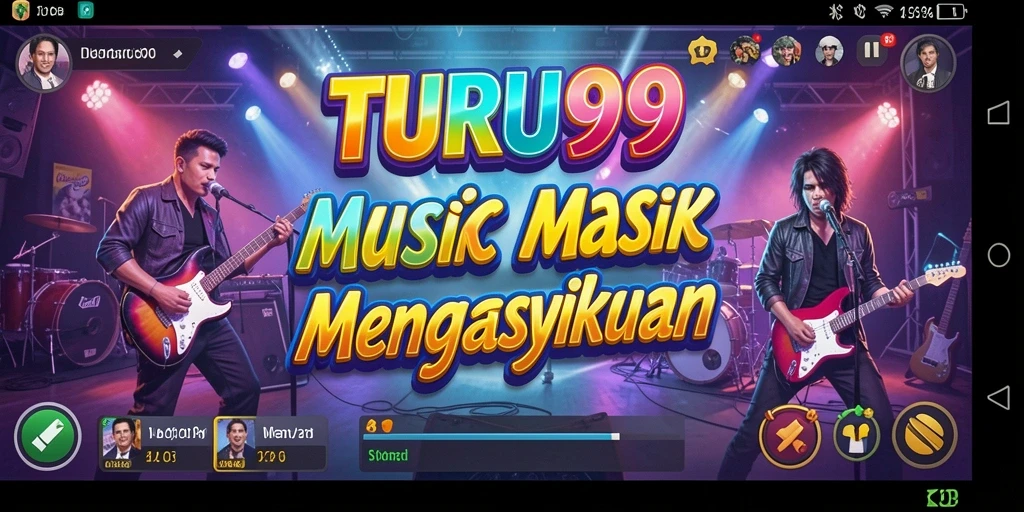 Tampilan gameplay TURU99 yang penuh warna dan interaktif.